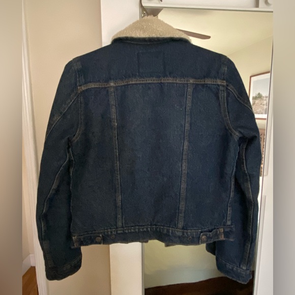 LEVI’S SHERPA DENIM TRUCKER JACKET SMALL - Picture 5 of 7